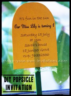 Summer party invitation