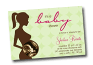 Photo baby shower invitations