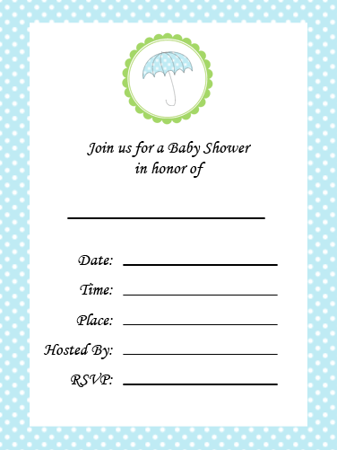 Printable Baby Shower Invitations