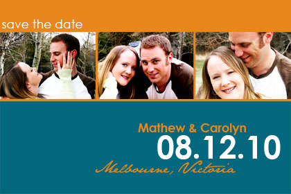 Forever save the date card