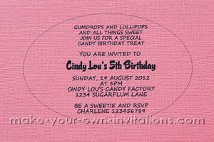 print the candy invitations