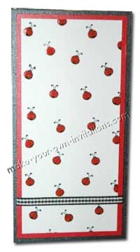 lady bug invitations